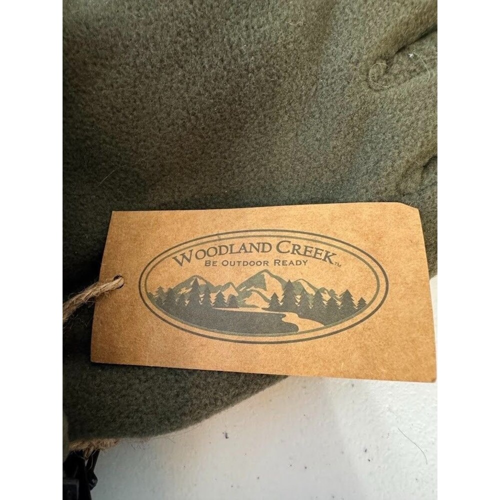 Woodland Creek Olive Green Fleece Winter Gloves Size M - Picture 8 of 8
